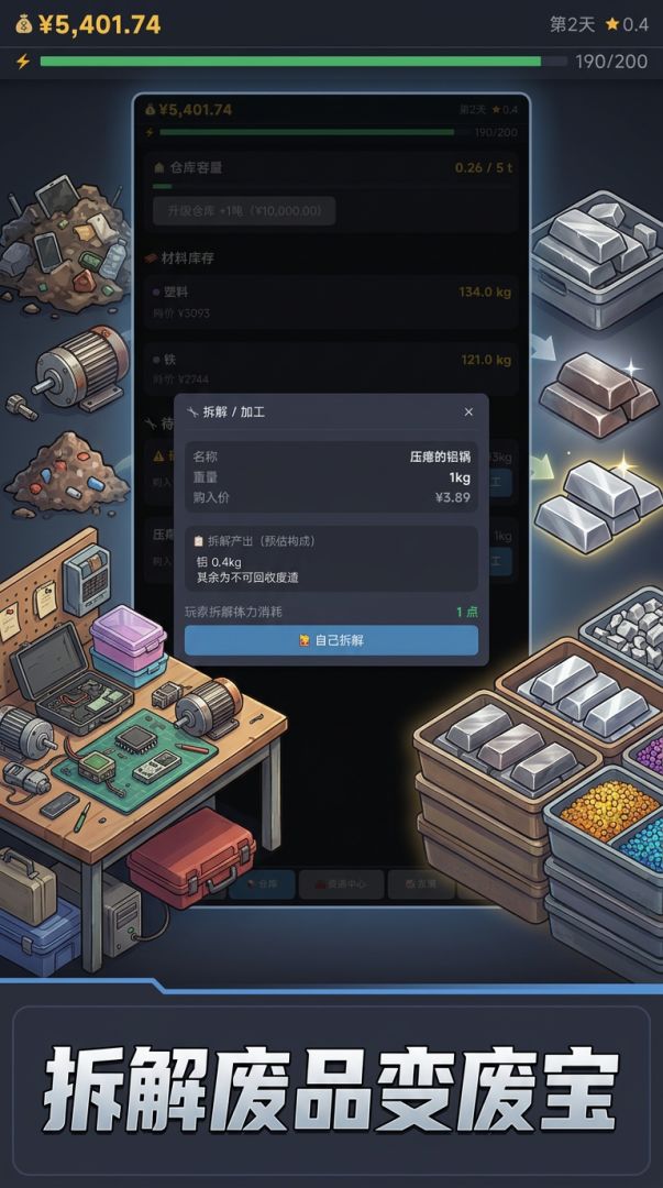 人生赢家：从回收站开始游戏截图