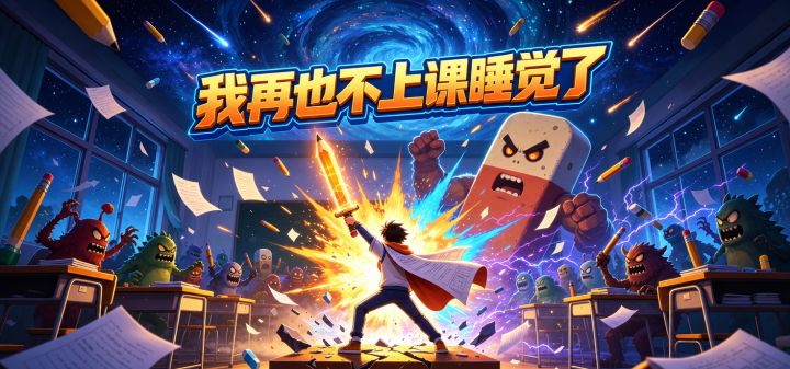 我再也不上课睡觉了 封面