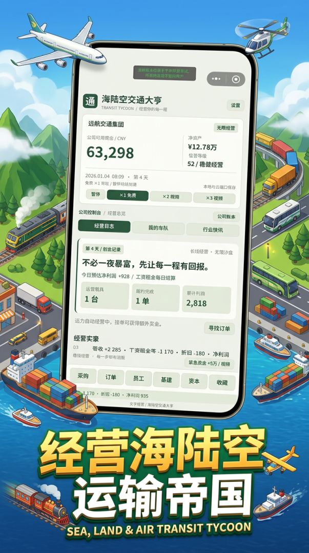 海陆空交通大亨游戏截图