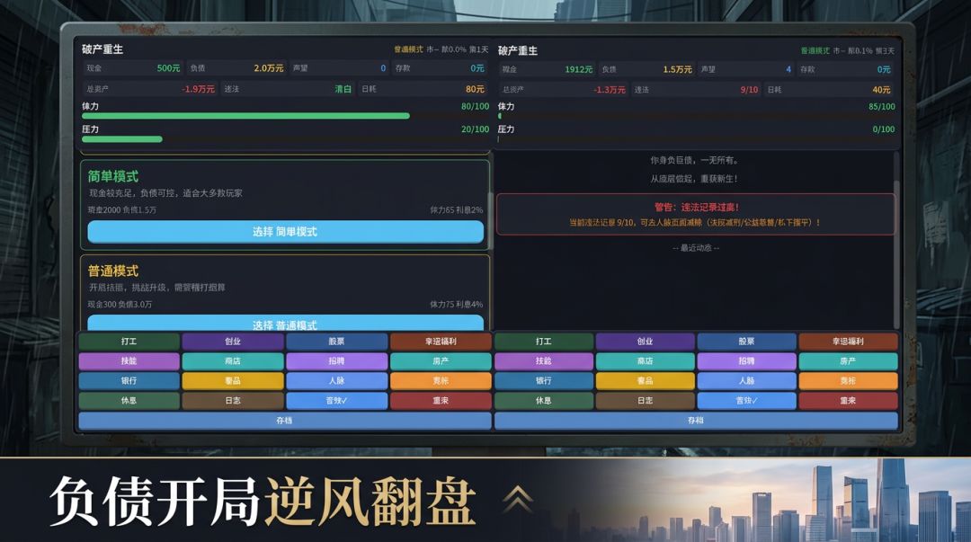 破产重生游戏截图