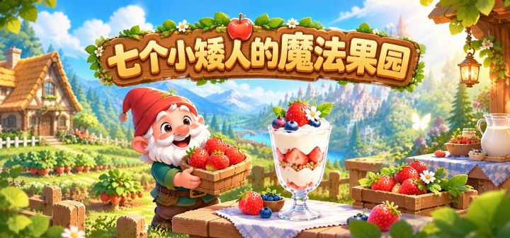 七个小矮人的魔法果园 封面