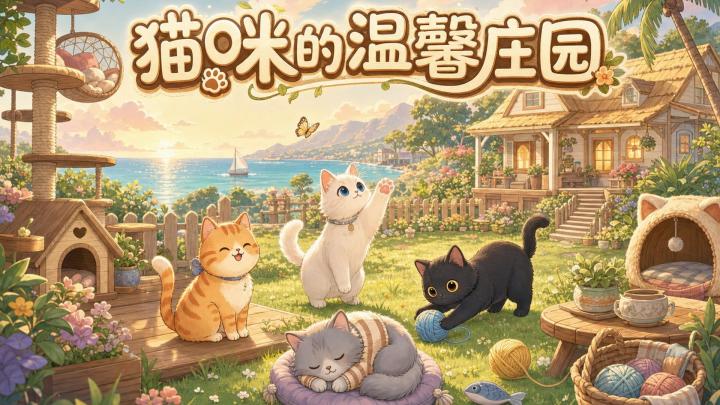 猫咪的温馨庄园 封面