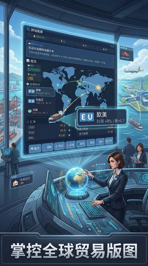跨境电商游戏截图