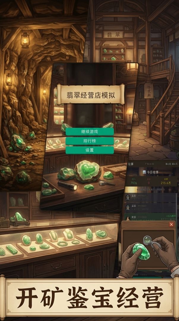 翡翠经营店模拟游戏截图