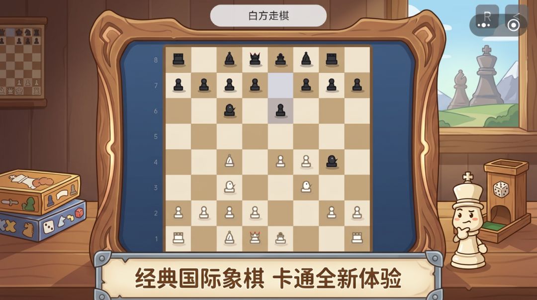 卡通国际象棋游戏截图