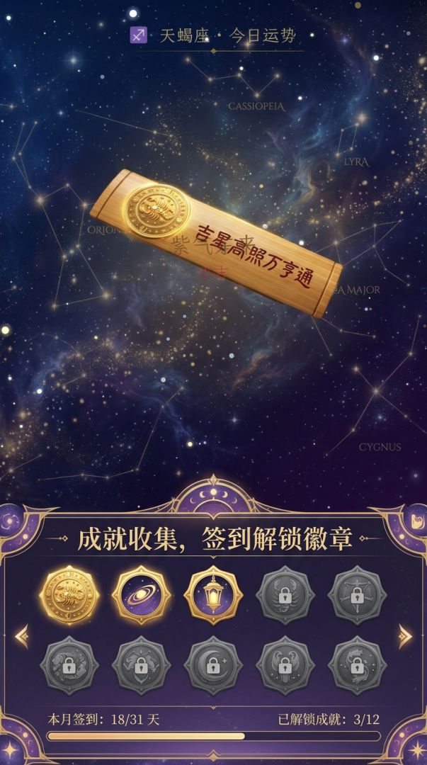 每日运势签游戏截图