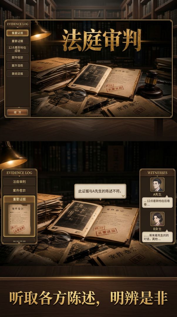 平行时空之法庭审判游戏截图