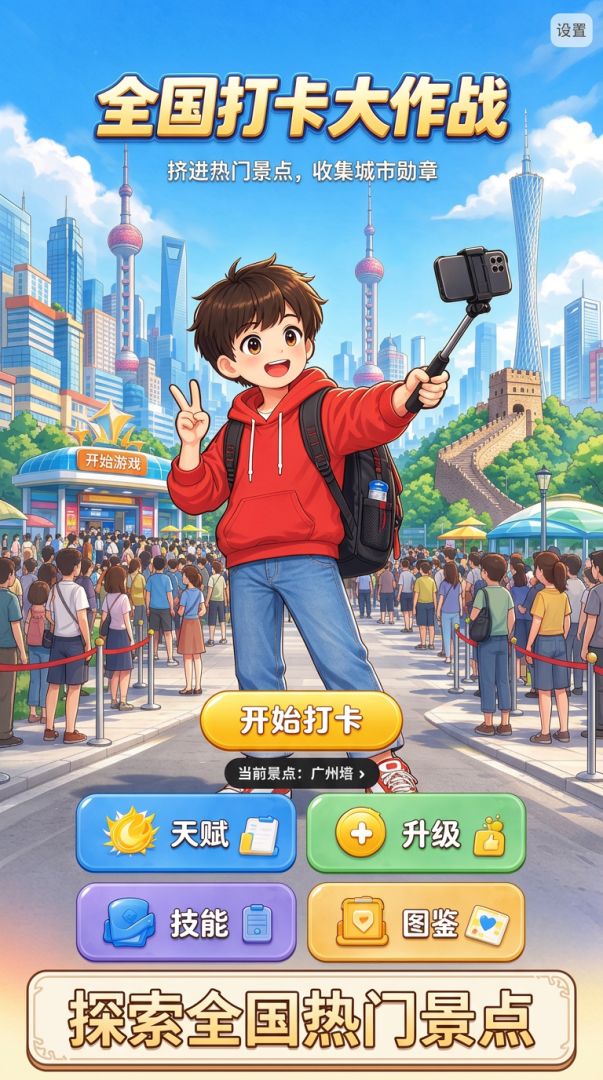 全国打卡大作战游戏截图