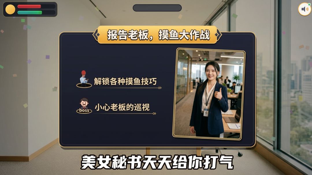 报告老板,摸鱼大作战游戏截图