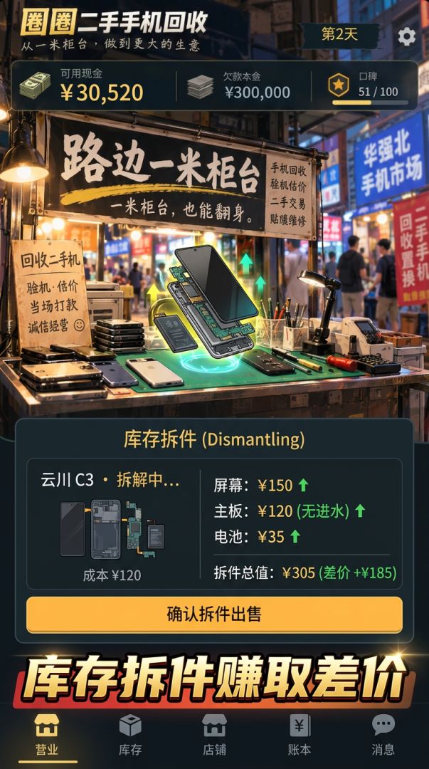 圈圈二手手机回收游戏截图