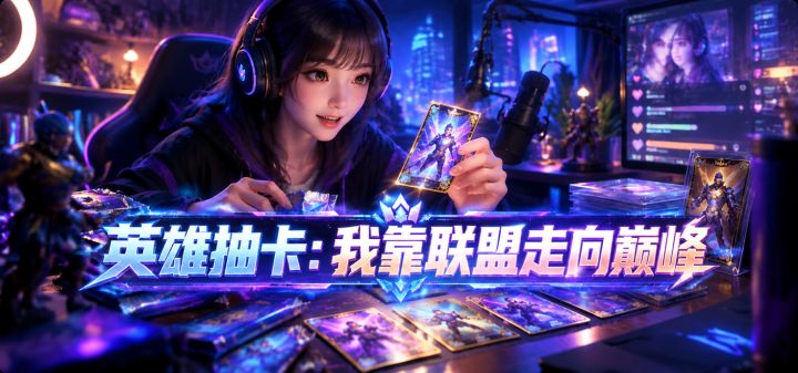 英雄抽卡：我靠联盟走向巅峰 封面