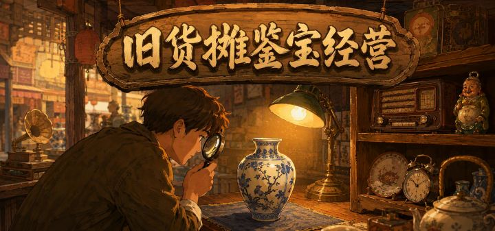 旧货摊鉴宝经营 封面