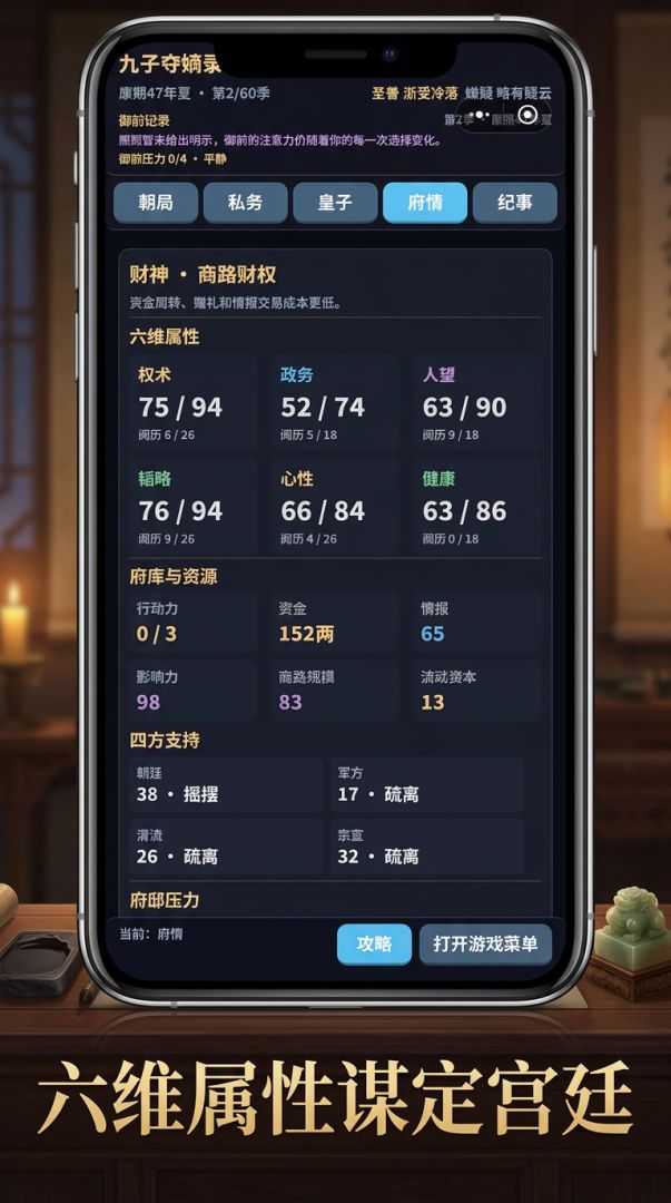 九子夺嫡录游戏截图