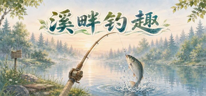 溪畔钓趣 封面
