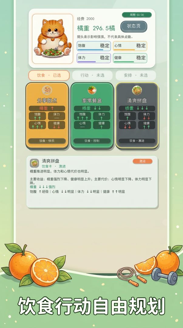 橘猫减肥记游戏截图