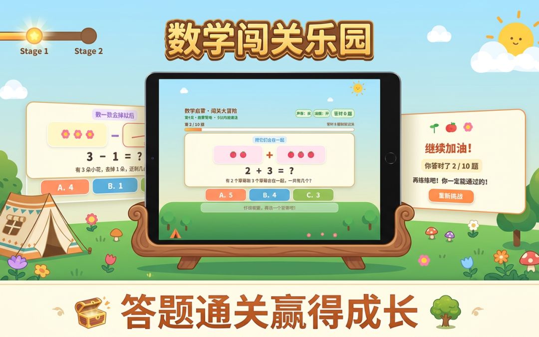 数学启蒙·闯关大冒险游戏截图