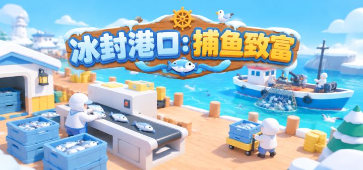 冰封港口：捕鱼致富 封面