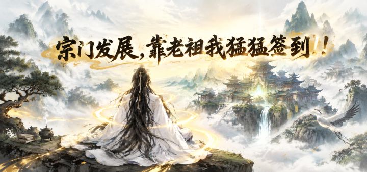 宗门发展，靠老祖我猛猛签到！！ 封面