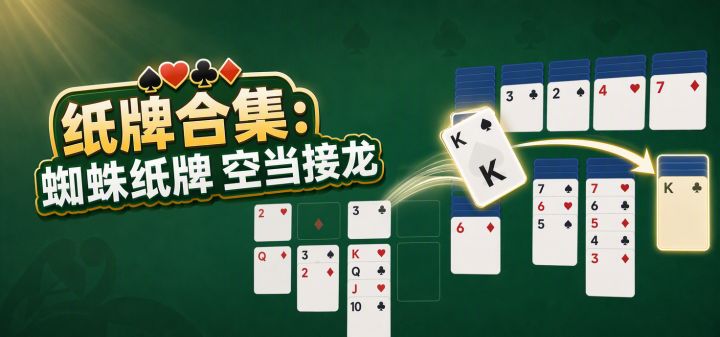 纸牌合集:蜘蛛纸牌 空当接龙 封面