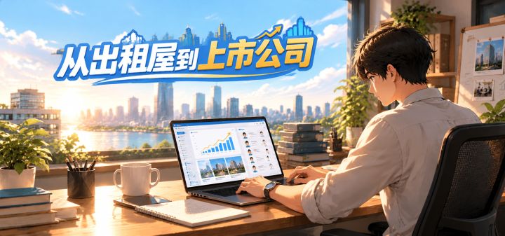 从出租屋到上市公司 封面