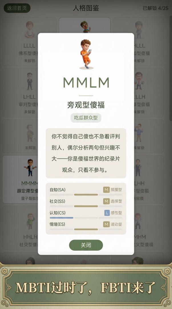 你是哪种傻福？游戏截图