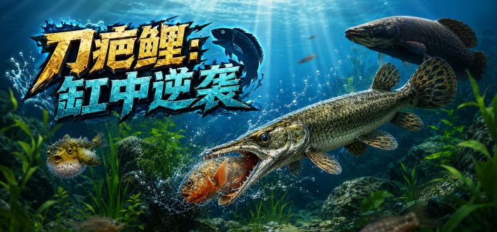 刀疤鲤：缸中逆袭 封面