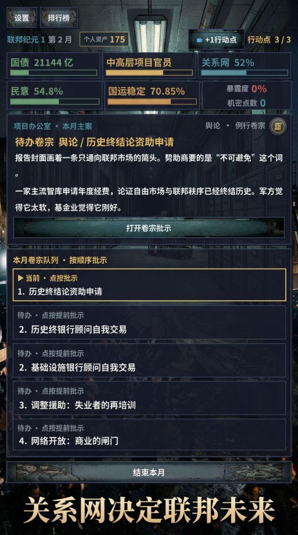 漂亮国当官模拟器游戏截图