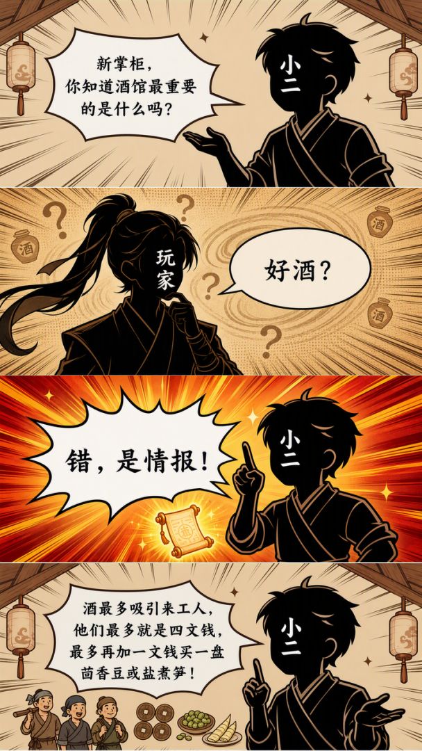 我在武侠世界卖情报游戏截图