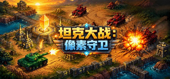 坦克大战：像素守卫 封面
