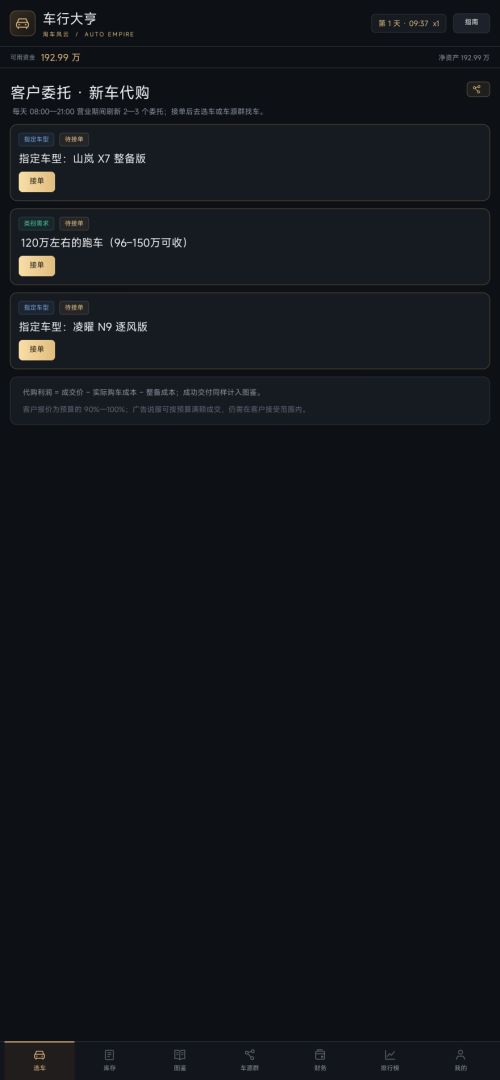 车行大亨:淘车风云游戏截图