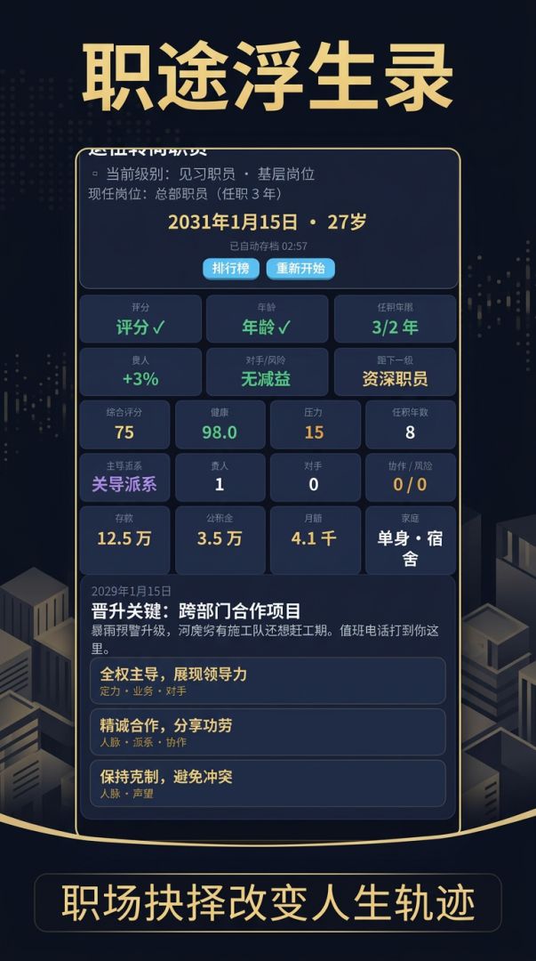 职途浮生录游戏截图