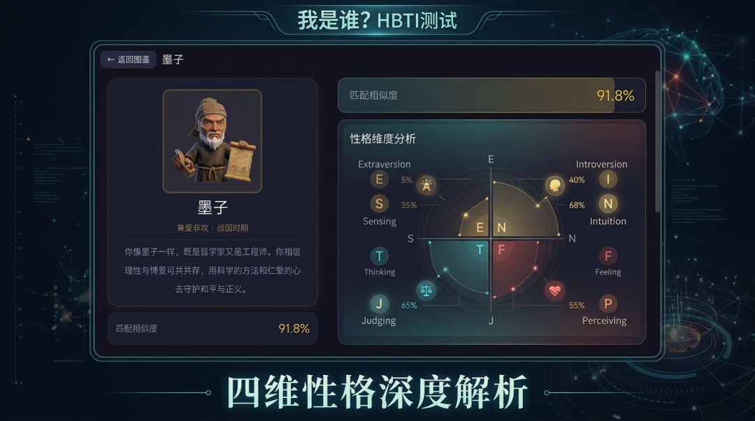 我是谁？HBTI测试游戏截图