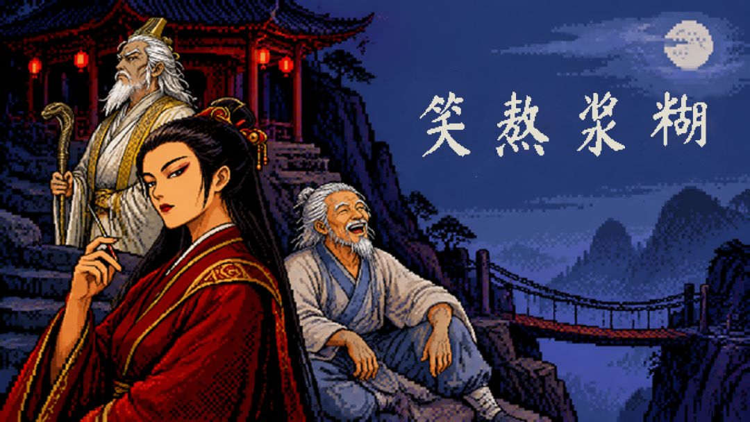 笑熬浆糊