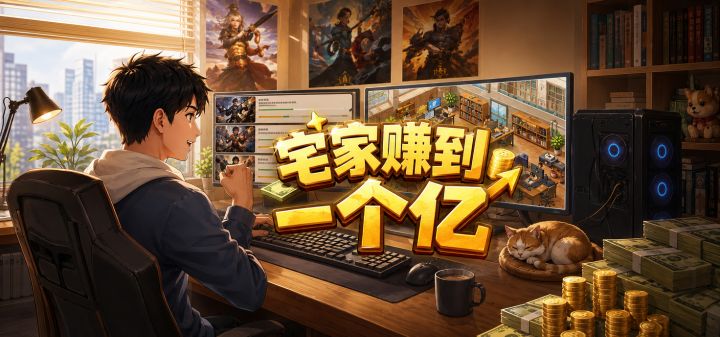 宅家赚到一个亿 封面