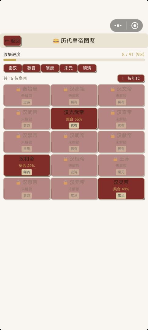 帝王人格测试游戏截图