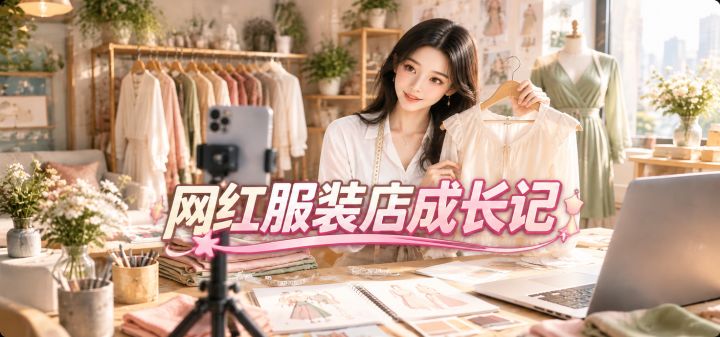 网红服装店成长记 封面