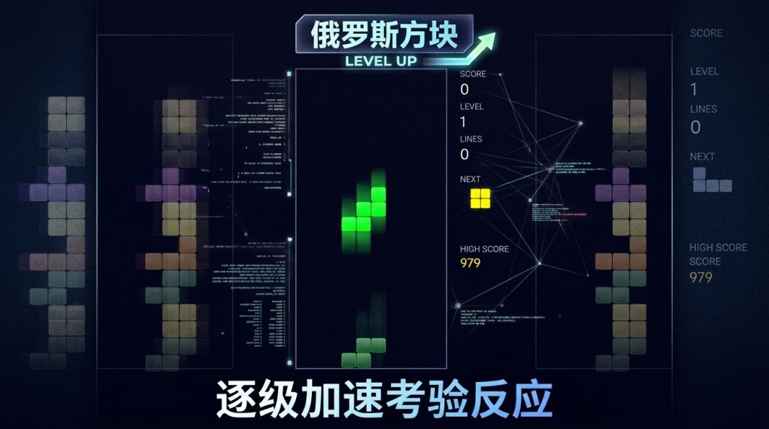 俄罗斯方块游戏截图