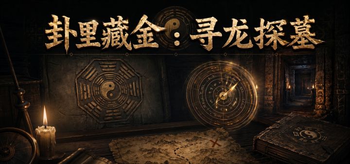 卦里藏金:寻龙探墓 封面