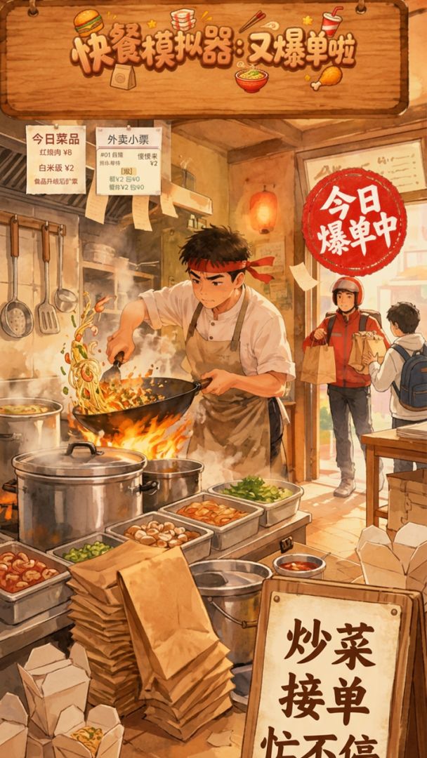 快餐模拟器：又爆单啦游戏截图