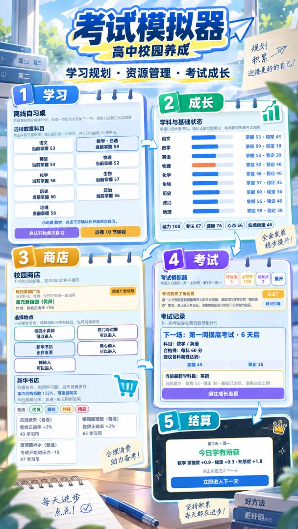 考试模拟器游戏截图