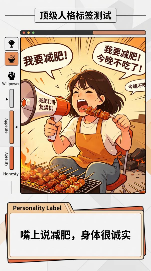 顶级人格标签测试游戏截图