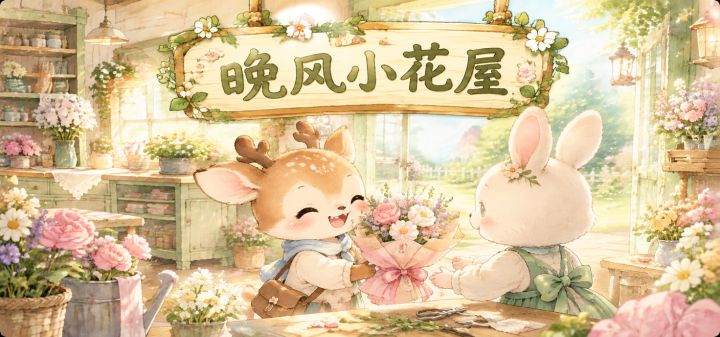 晚风小花屋 封面