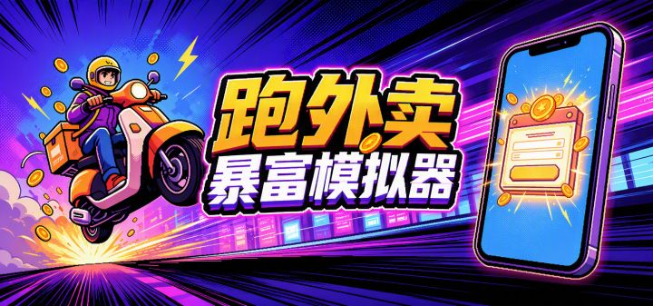 跑外卖暴富模拟器 封面