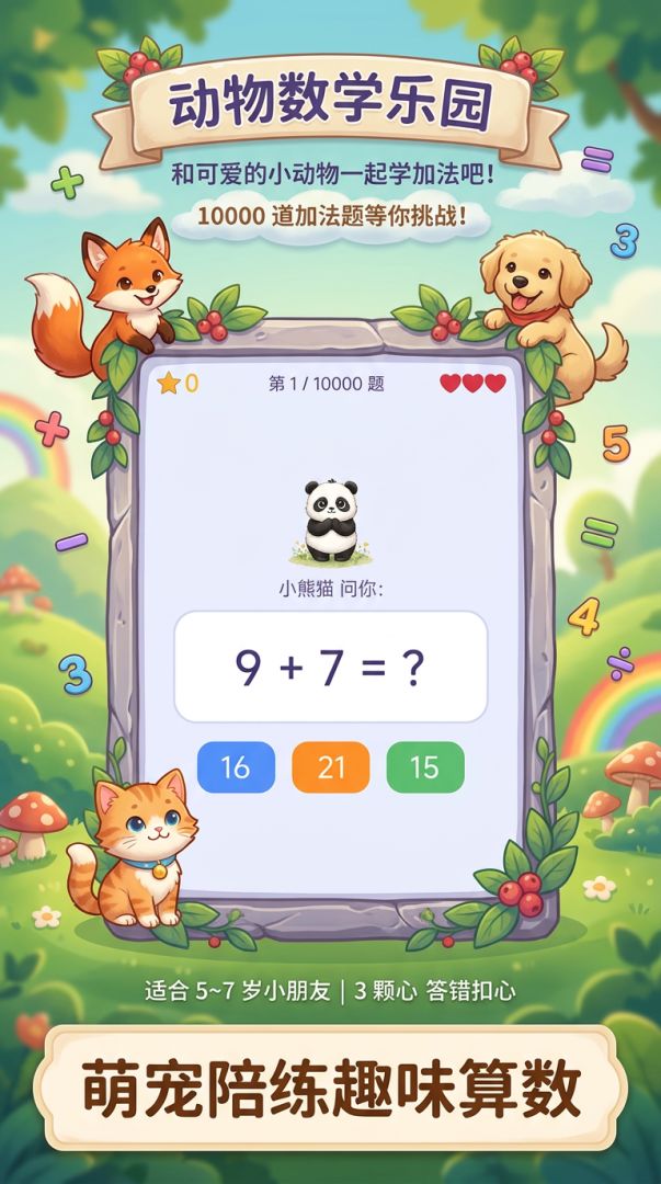 动物数学乐园游戏截图