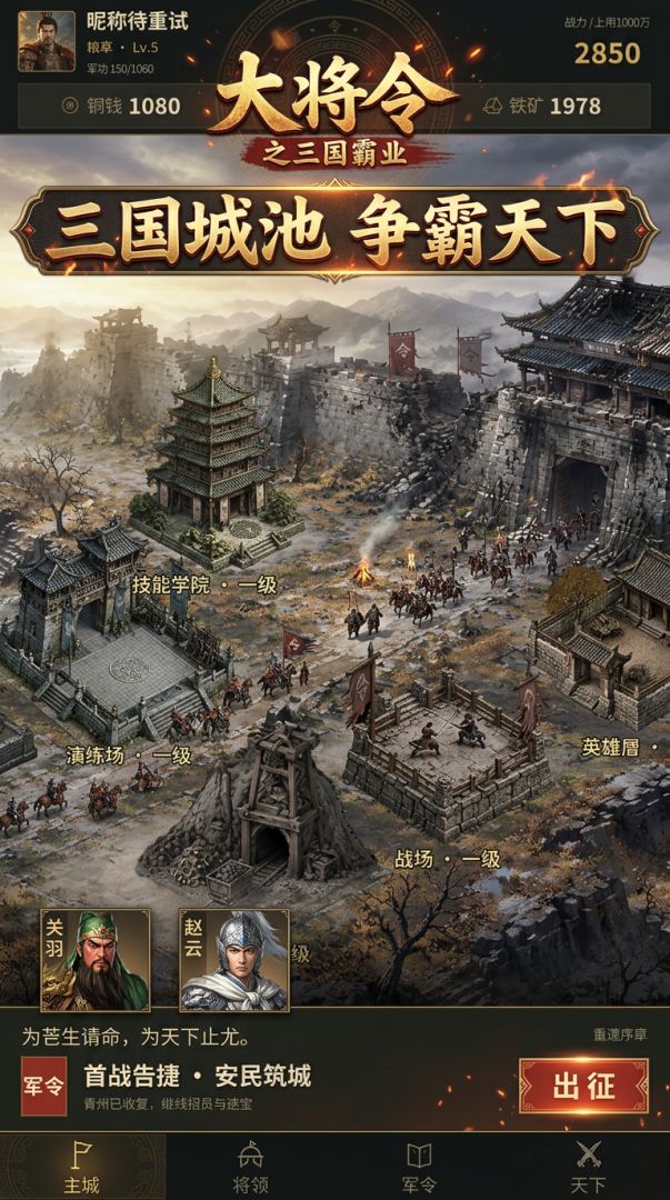 大将令之三国霸业游戏截图