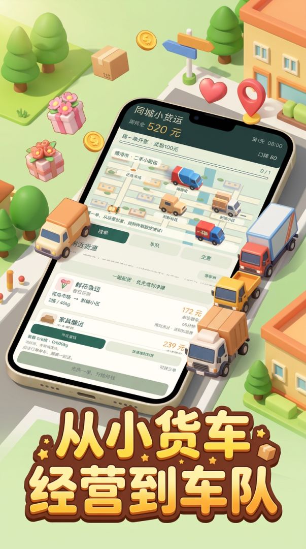 同城货运:从面包车到车队老板游戏截图