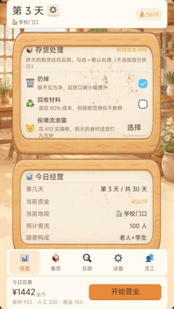 不烧心早餐店游戏截图