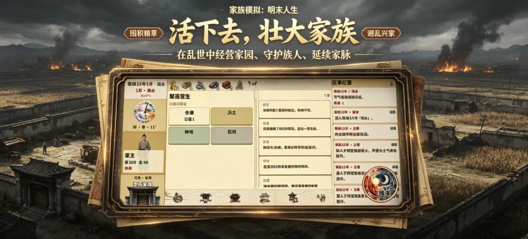 家族模拟·明末人生游戏截图