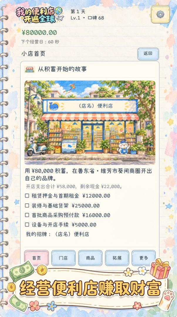 我的便利店开遍全球游戏截图