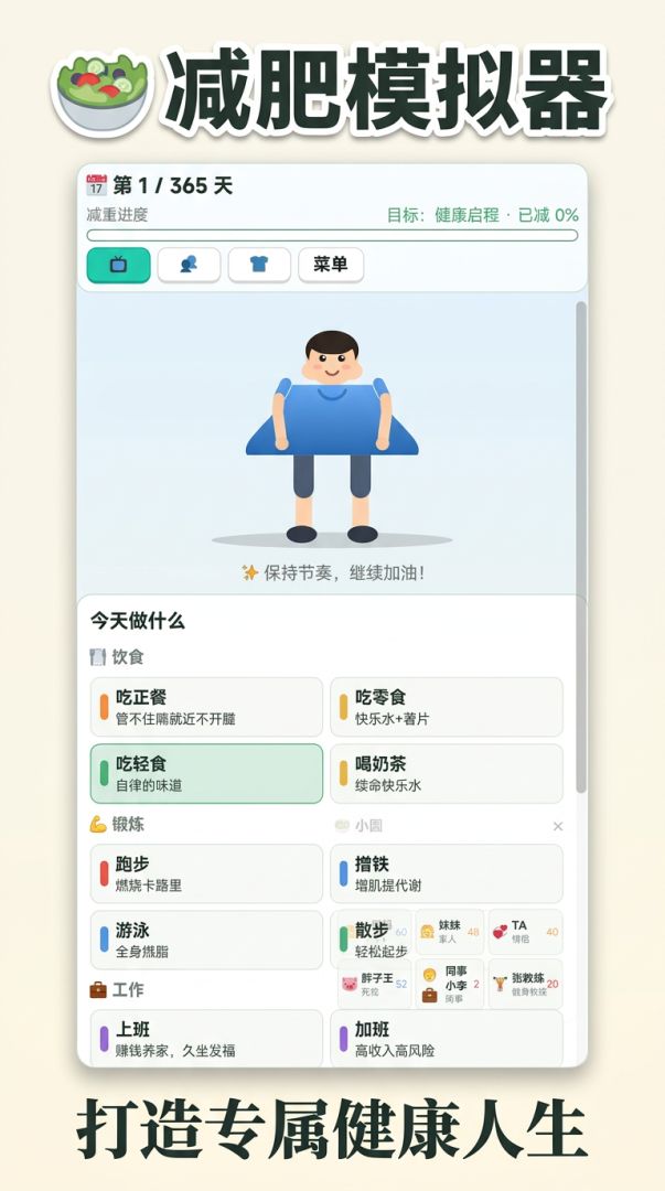 减肥模拟器游戏截图
